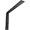 Ekena Millwork Countertop Support Steel Heavy Duty Bracket w/ Gusset, Powder Coated Black 2 1/2"W x 20"D x 14"H BKTM02X20X14CGPBL - alternate 1